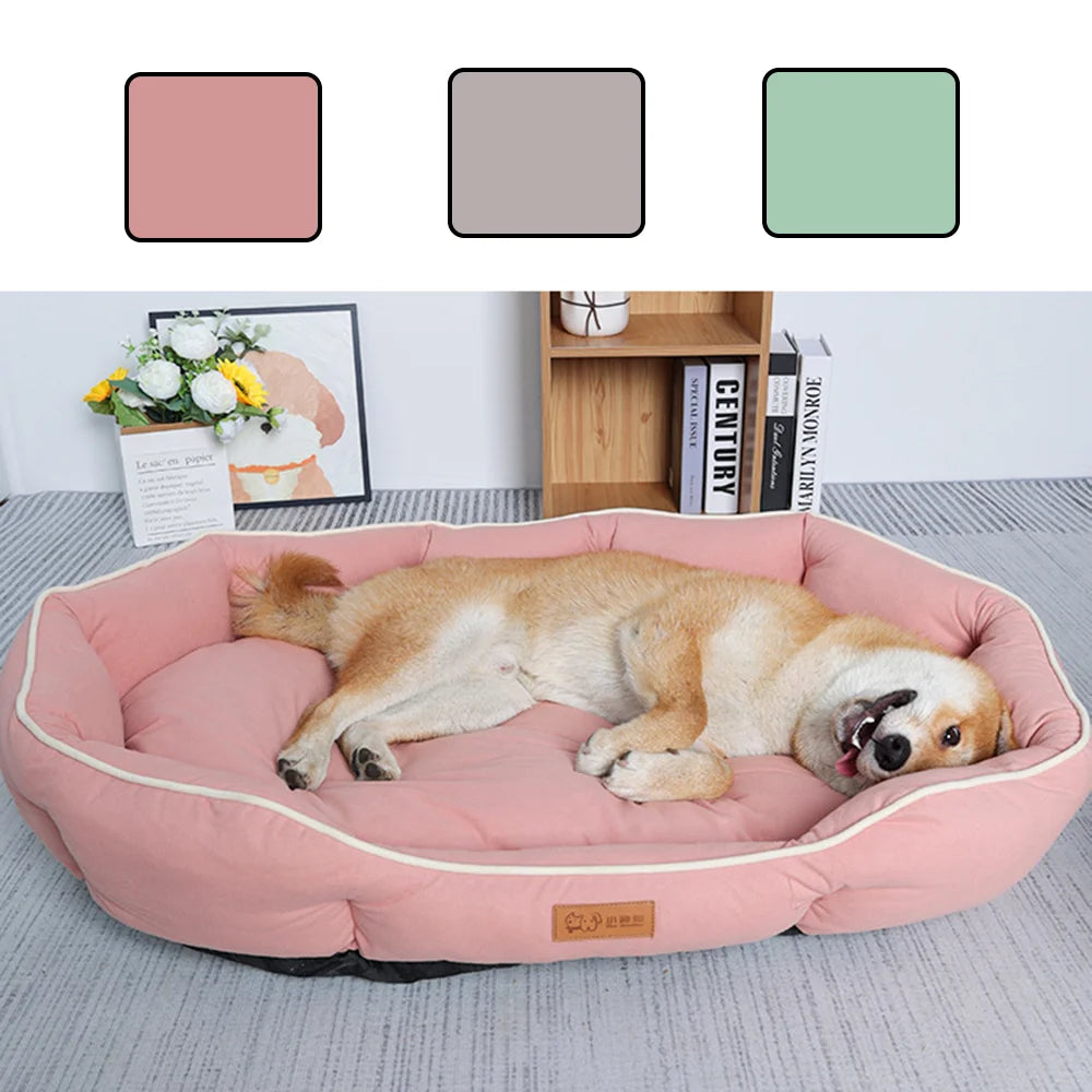 Pet Sofa Sleeping Bed – Cozy Large Dog Bed House for Cats & Dogs – Winter Warm Cushion