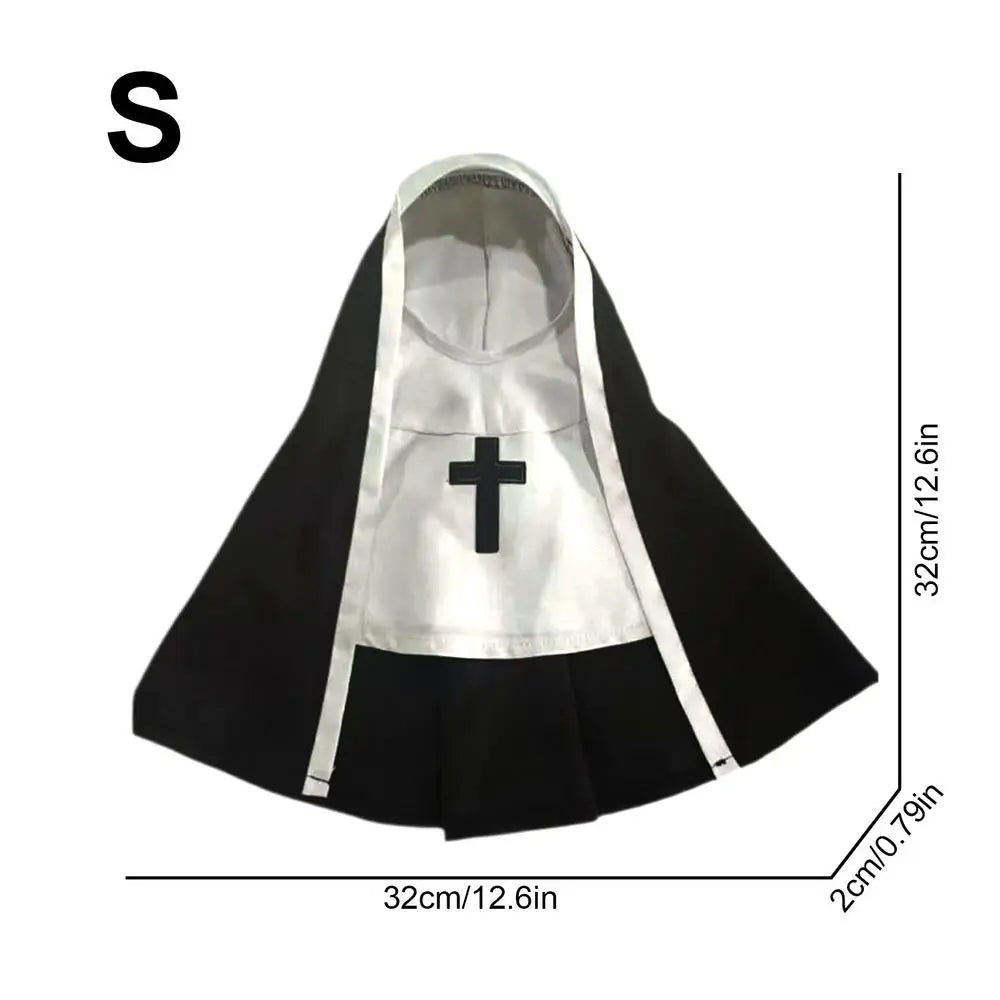 Pet Dog Nun Costume for Halloween – Cute Cosplay Outfit for Small to Medium Dogs & Cats