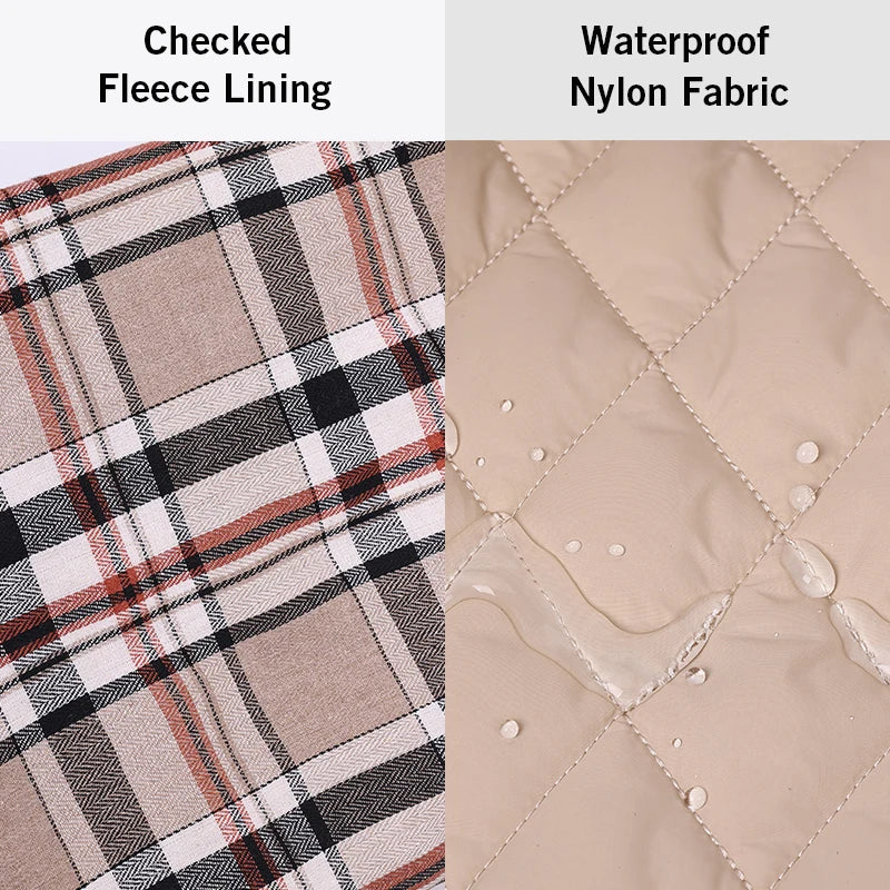 Reversible Waterproof Dog Winter Coat – Warm Pet Jacket for Small, Medium & Large Dogs | Waterproof, Fleece Lined