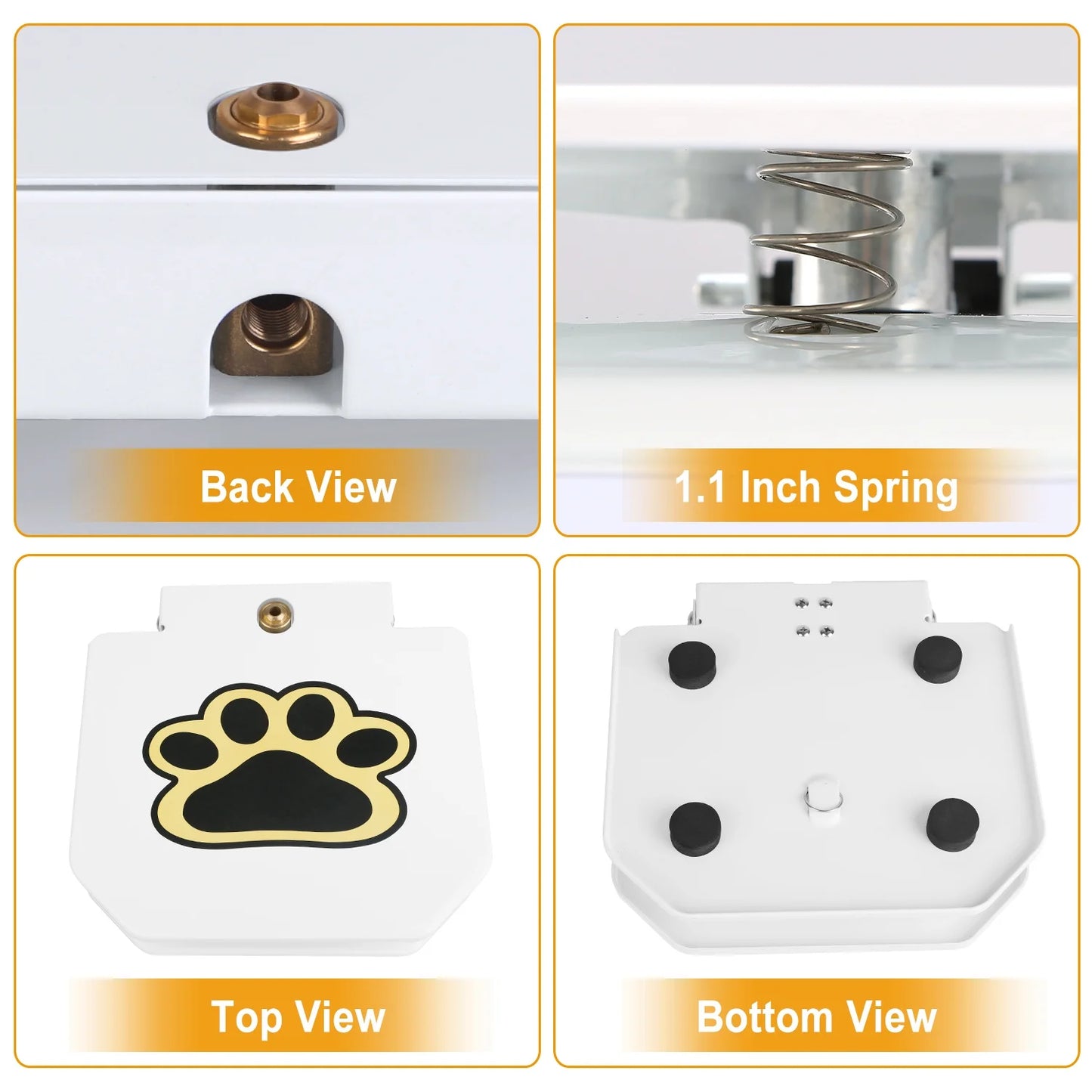 Moclever Dog Water Dispenser – Step-on Activated Outdoor Water Fountain for Dogs | Durable, Rustproof & Hygienic