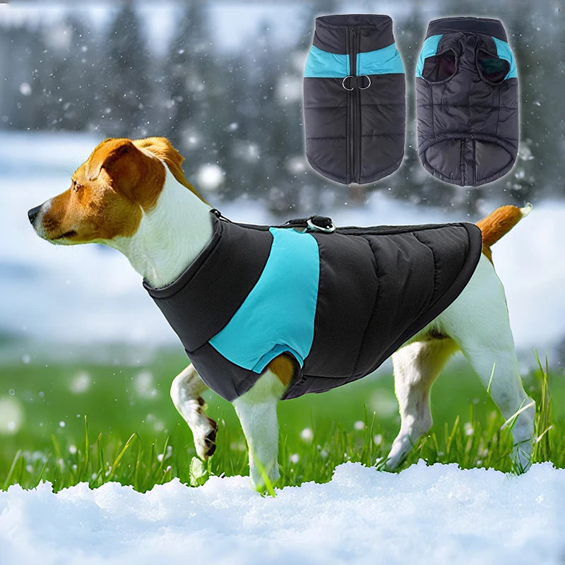 Waterproof Pet Jacket – Winter Warm Dog Clothes, Vest for Small to Large Dogs & Cats