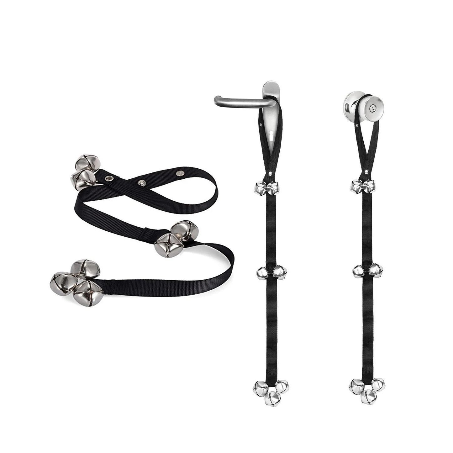 Pet Training Doorbell Rope for Dogs – Adjustable Length Dog Toilet Training Bells | Loud & Durable Metal Bells