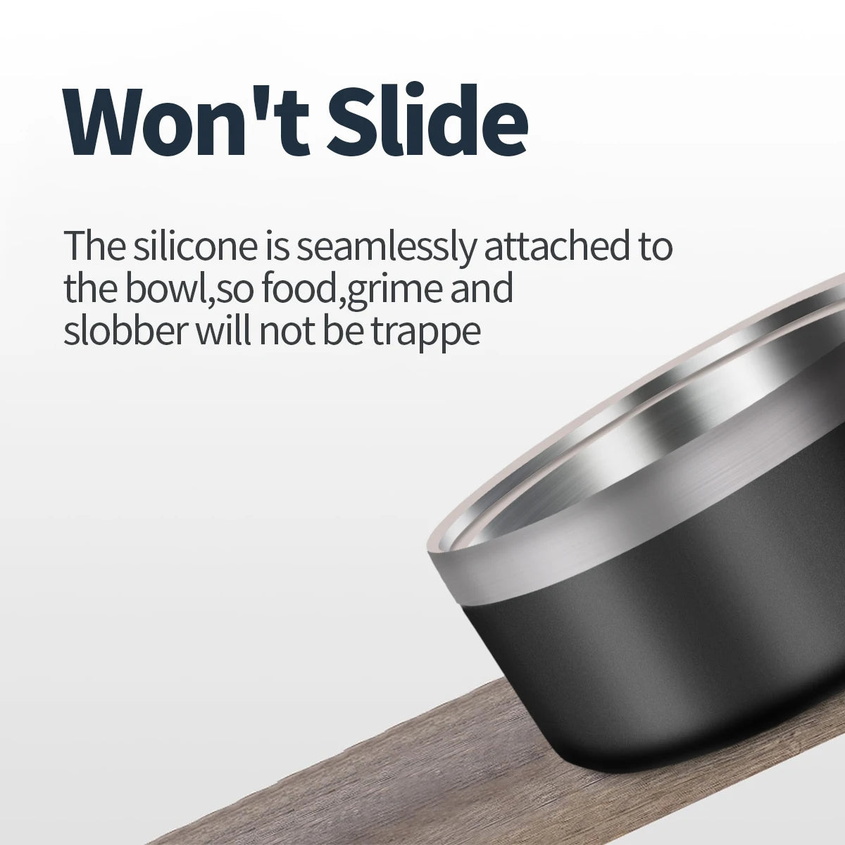 Stainless Steel Dog Bowl – Large Capacity with Non-Slip Bottom