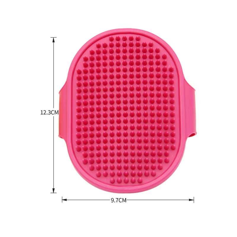 Soft Rubber Dog & Cat Brush – Silicone Massage Comb for Grooming, Bathing & Hair Removal