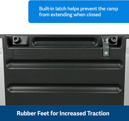 Telescoping Travel Ramp for Dogs – Adjustable & Portable Dog Ramp for SUVs, Trucks, Cars | Supports Pets Up to 300 lbs
