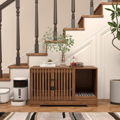 2-in-1 Cat Condo & End Table with Storage | Multifunctional Pet Furniture for Living Room & Bedroom