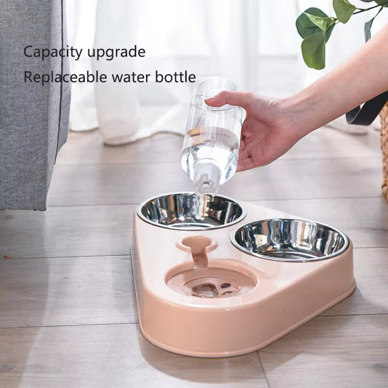 Pawmate Duoflow Feeder – Spill-Free Feeding & Hydration Station for Pets