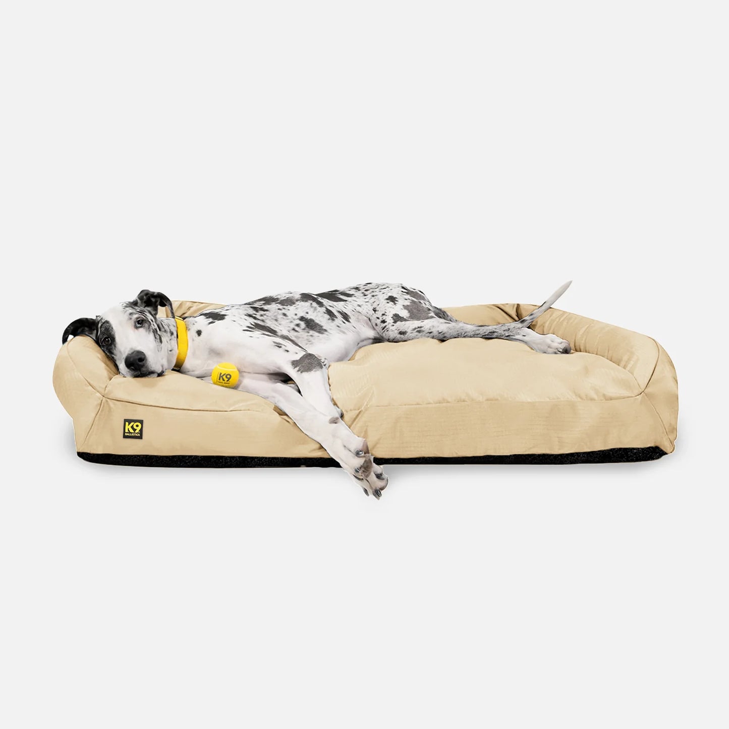 Tough Ripstop™ Bolster Pillow Dog Bed – Durable & Comfortable Pet Bed