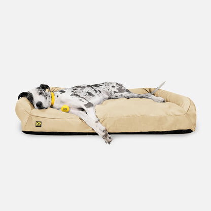 Tough Ripstop™ Bolster Pillow Dog Bed – Durable & Comfortable Pet Bed