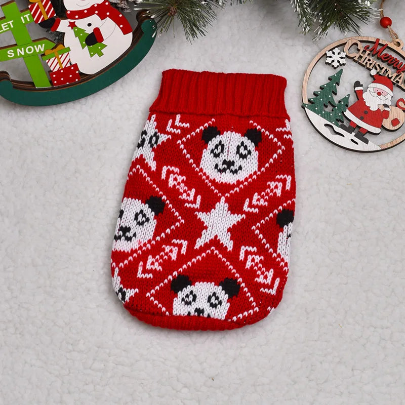 Warm Knitted Sweater for Dogs & Cats – Winter Coat for Small Breeds