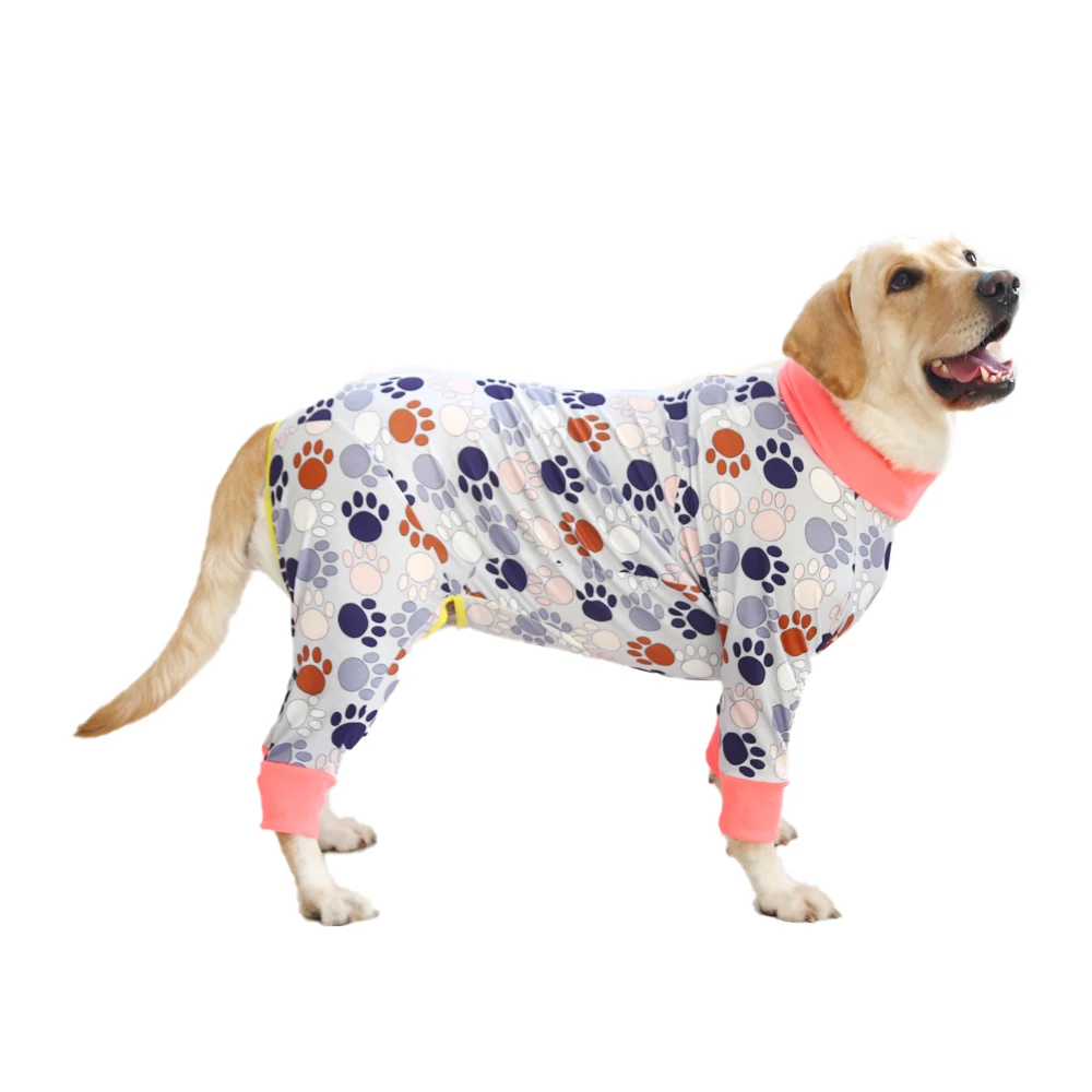 2024 New Halloween Prints Dog Bodysuit – Full-Body PJs for Large & Medium Dogs – Shedding Prevention & Licking Control