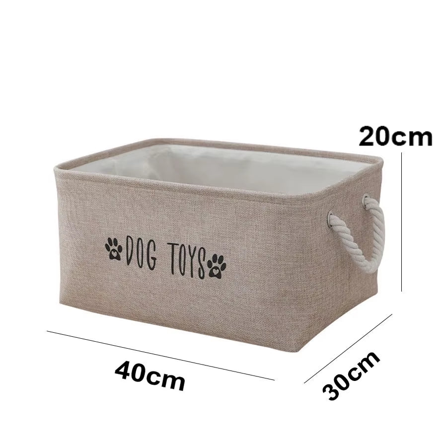 Storage Basket for Kids, Toys Organizer, Laundry & Sundries Box, Dog Toy Storage Basket, Pet Toys Organizer