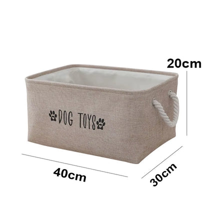 Storage Basket for Kids, Toys Organizer, Laundry & Sundries Box, Dog Toy Storage Basket, Pet Toys Organizer