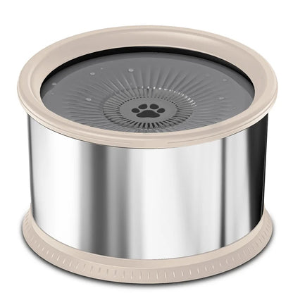 ABRN 6.5L Dog Water Bowl – 1.6 Gallon Spill-Proof Stainless Steel Feeder