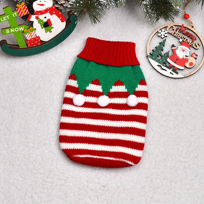 Warm Knitted Sweater for Dogs & Cats – Winter Coat for Small Breeds