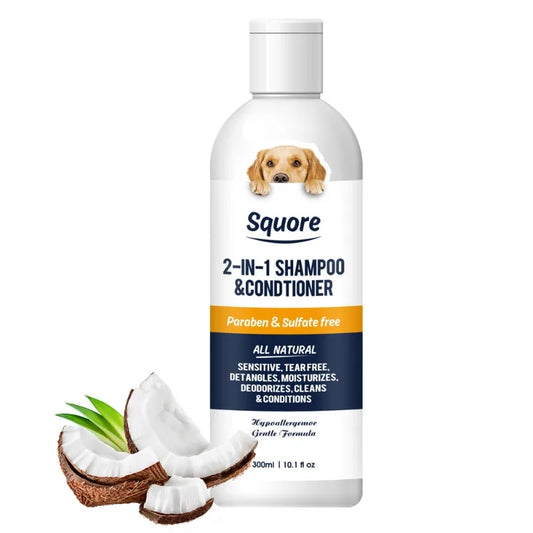 300ml Puppy Shampoo Conditioner – Natural Moisturizing Formula for Dogs & Cats, PH Balanced