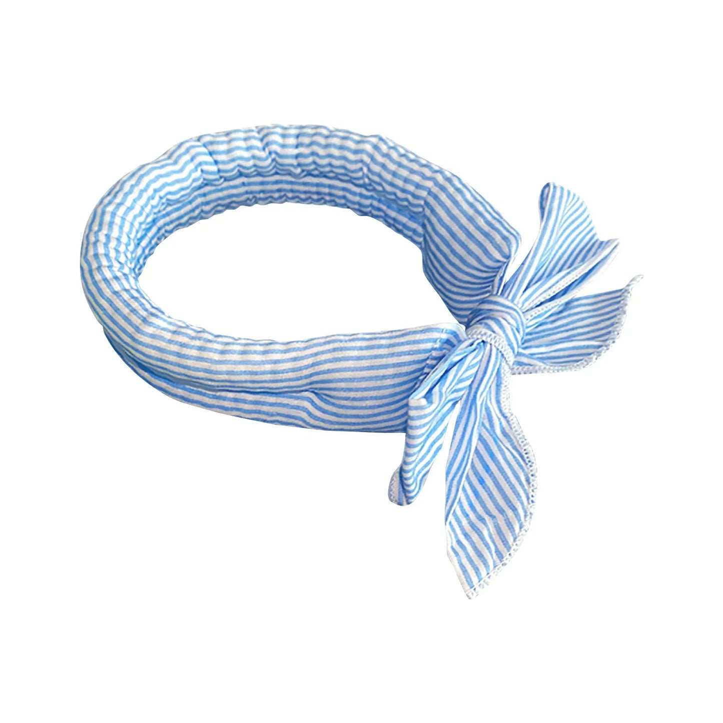 Pet Cooling Scarf – Adjustable Ice Crystal Bandana for Dogs & Cats, Breathable and Refreshing