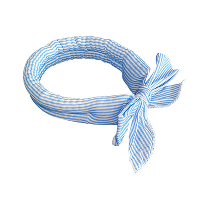 Pet Cooling Scarf – Adjustable Ice Crystal Bandana for Dogs & Cats, Breathable and Refreshing