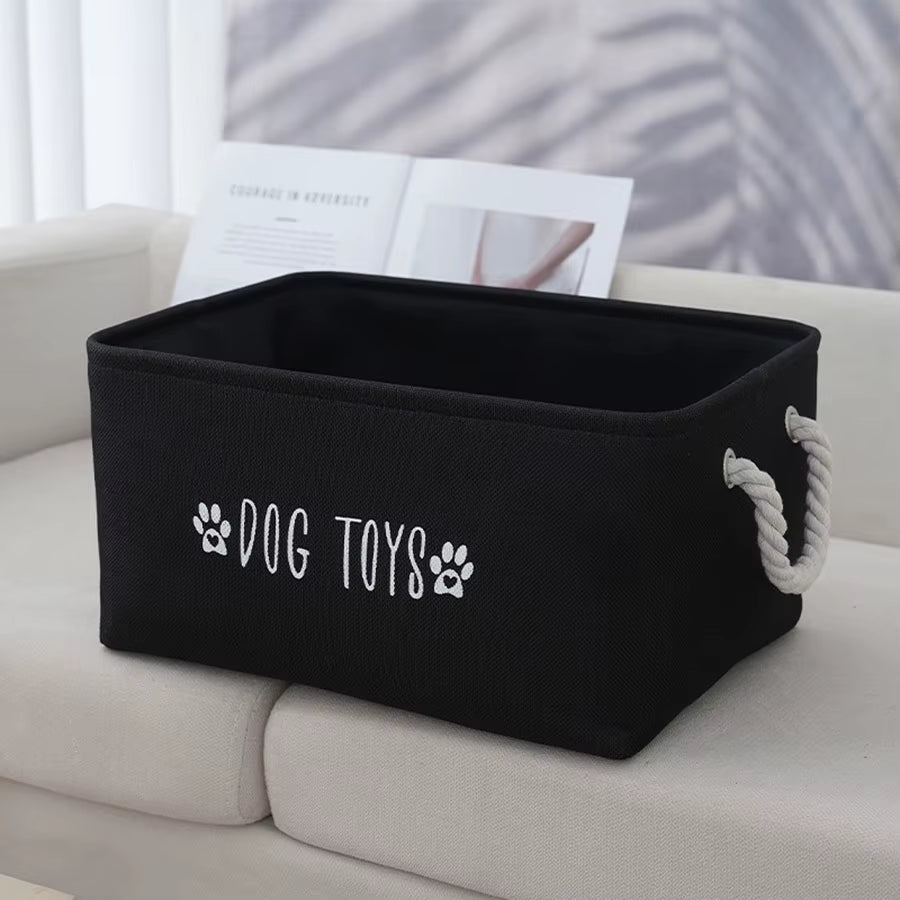 Storage Basket for Kids, Toys Organizer, Laundry & Sundries Box, Dog Toy Storage Basket, Pet Toys Organizer