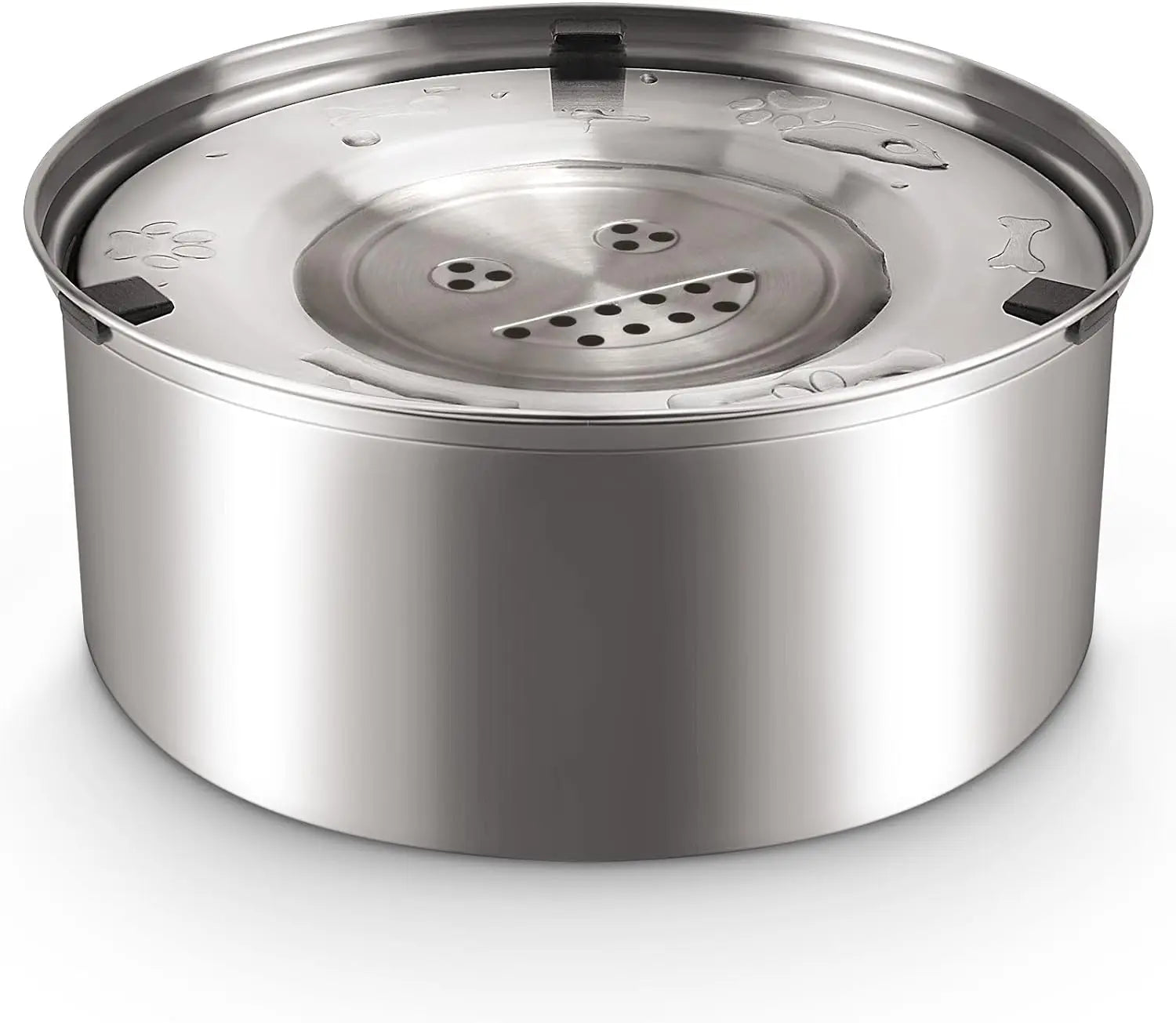 3L Stainless Steel No Spill Water Bowl for Dogs | Non-Slip, Slow Drinking Feeder for Medium & Large Dogs