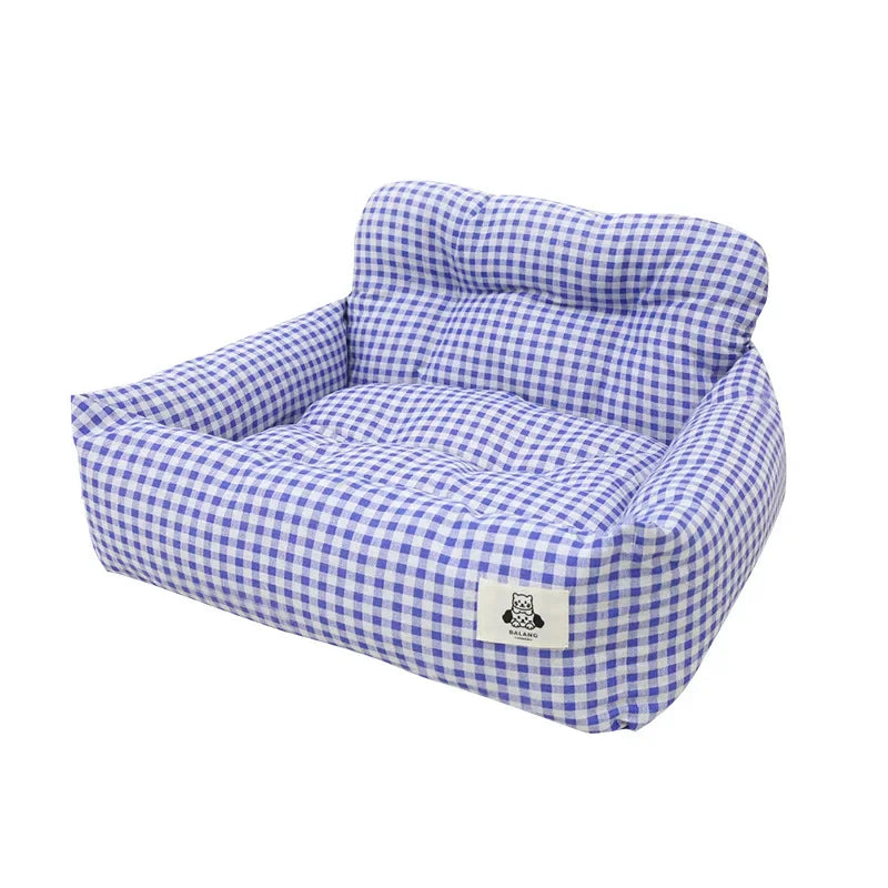 Durable Pet Car Nest Seat – Anti-Theft, Comfortable Cushion for Small Dogs & Cats, Easy-to-Clean Travel CompanionPet Car Nest