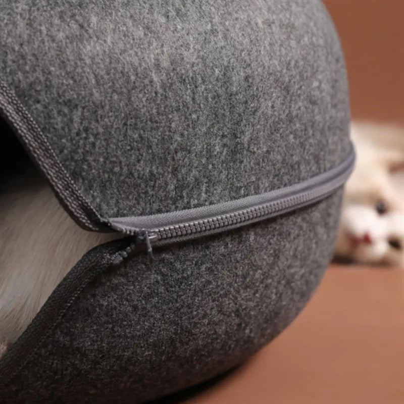 Donut Cat Bed – Interactive Pet Cat Tunnel & Toy for Cats and Kittens