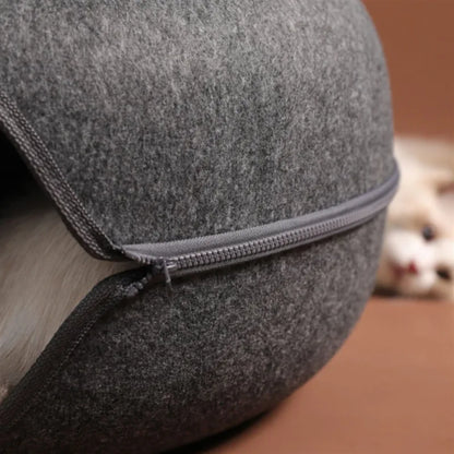 Donut Cat Bed – Interactive Pet Cat Tunnel & Toy for Cats and Kittens