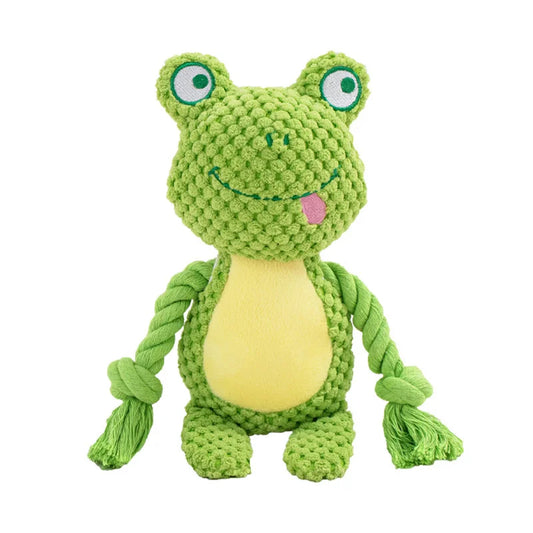 Indestructible Dog Plush Toy – Bite Resistant, Squeaky Sound Toy 
