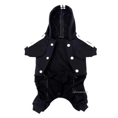 Dog Jumpsuit Warm Puppy Pet Clothes Dog Hoodies Sweatshirt for Yorkie French Bulldog Clothing Dog Coat Jacket Costume