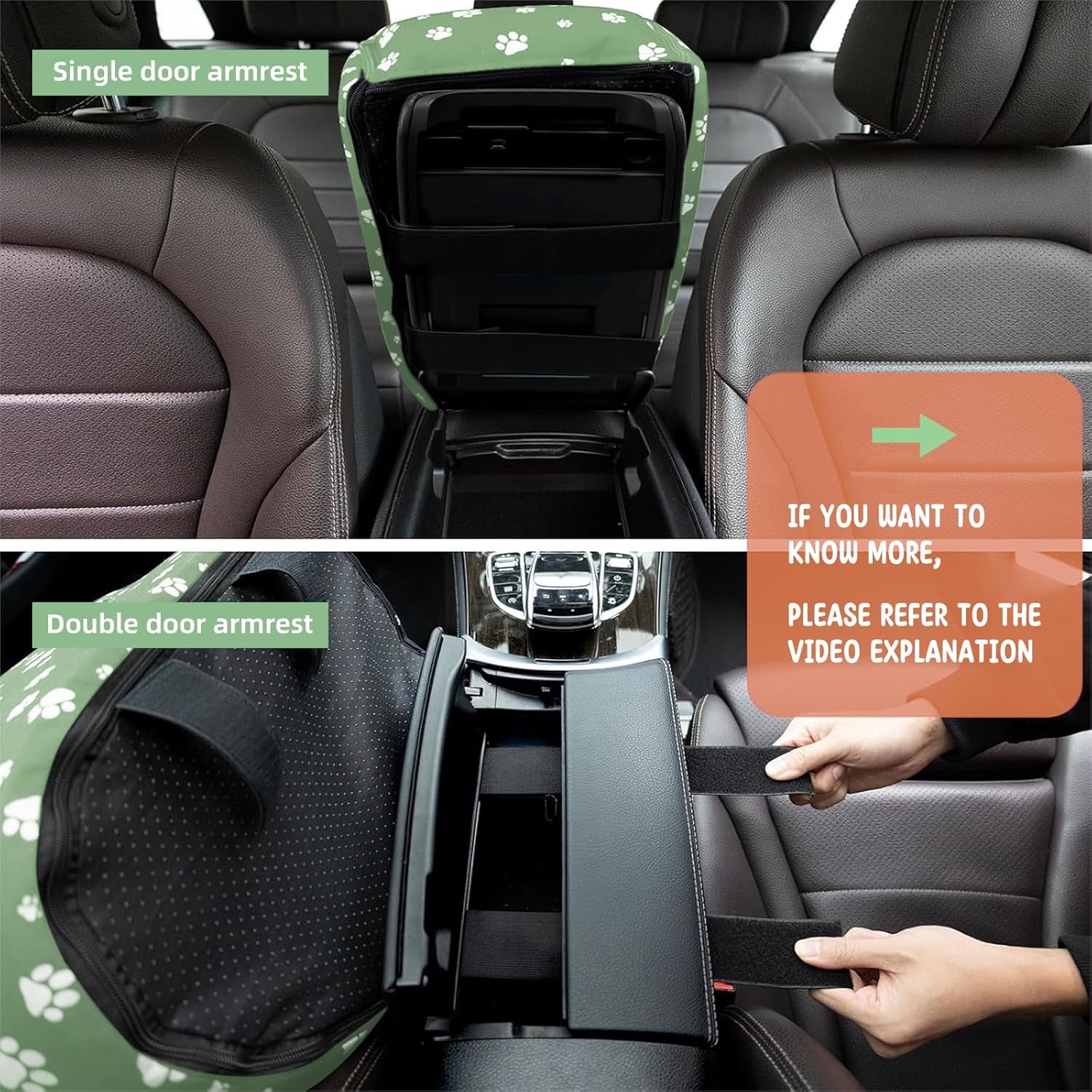 Cullaby Dog Center Console Car Seat for Small Dogs under 15lbs – Comfortable, Safe, Washable, and Portable Pet Car Seat with Safety Leash