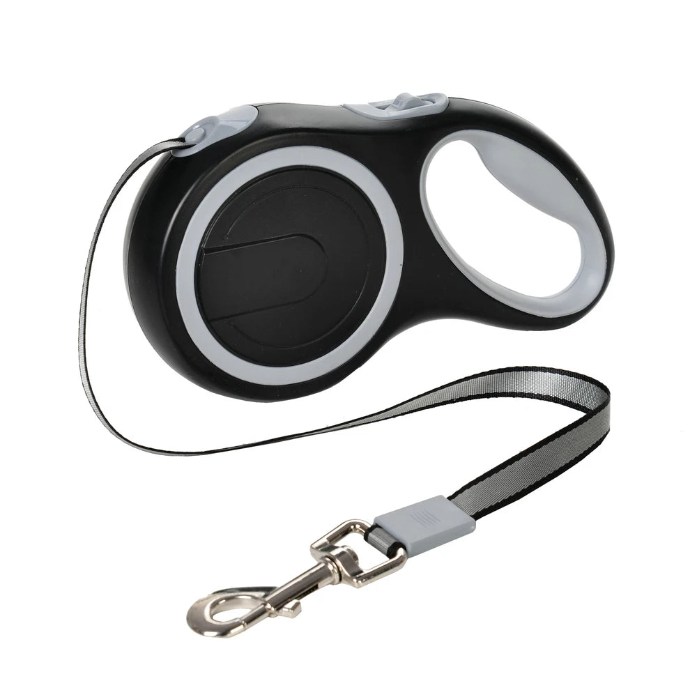 Outdoor Hiking Retractable Dog Leash 5M & 8M for Small & Large Dogs - Durable Puppy Lead Chain for Golden Retrievers, Pugs, and More