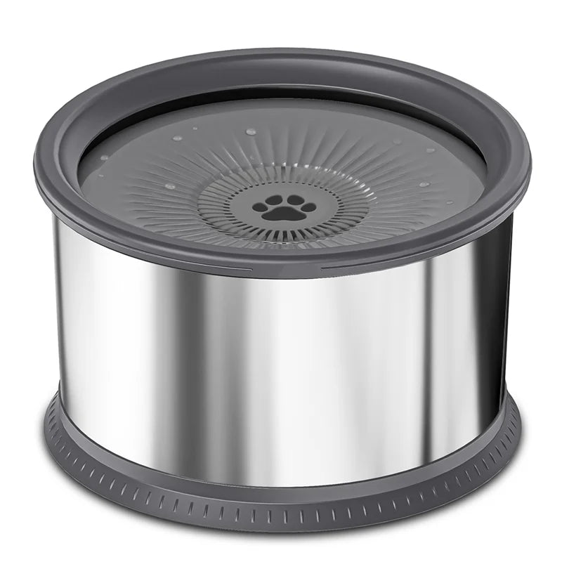 ABRN 6.5L Dog Water Bowl – 1.6 Gallon Spill-Proof Stainless Steel Feeder