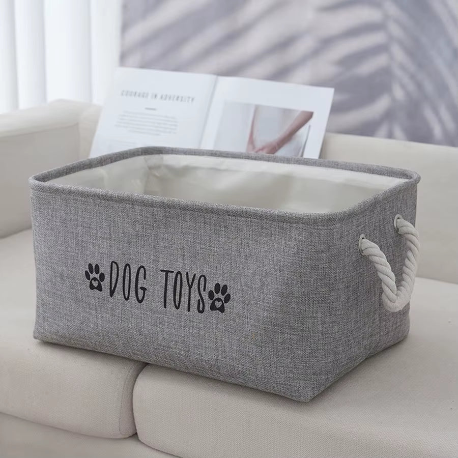 Storage Basket for Kids, Toys Organizer, Laundry & Sundries Box, Dog Toy Storage Basket, Pet Toys Organizer