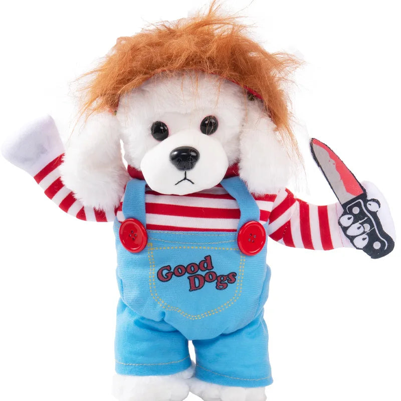 Halloween Dagger Pet Costume – Funny Knife Holding Dog Clothes & Cat Transformation Outfit