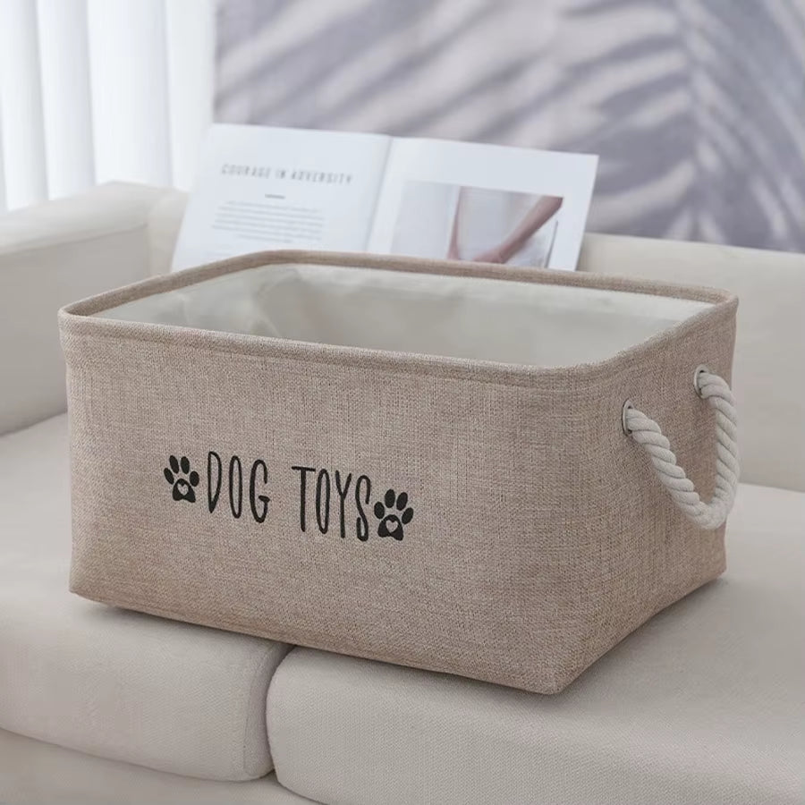 Storage Basket for Kids, Toys Organizer, Laundry & Sundries Box, Dog Toy Storage Basket, Pet Toys Organizer