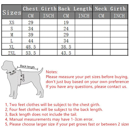 Dog Jumpsuit Warm Puppy Pet Clothes Dog Hoodies Sweatshirt for Yorkie French Bulldog Clothing Dog Coat Jacket Costume