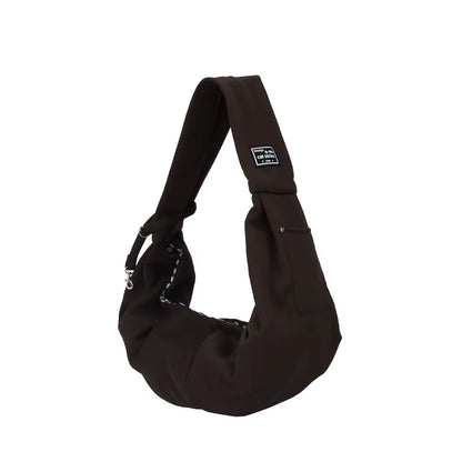 Portable Pet Shoulder Bag – Travel Carrier for Dogs & Cats, with Phone Pocket