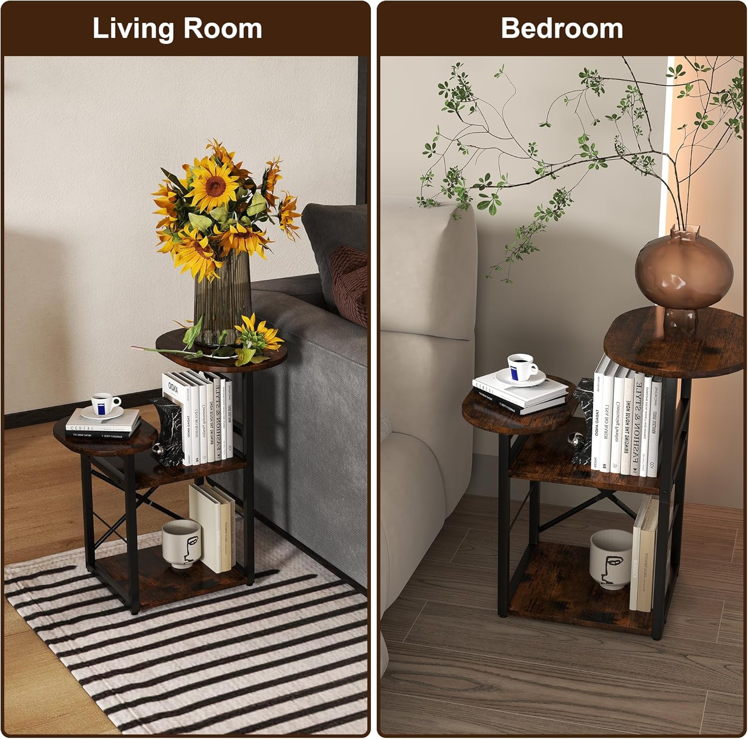2-in-1 Cat Condo & End Table with Storage | Multifunctional Pet Furniture for Living Room & Bedroom