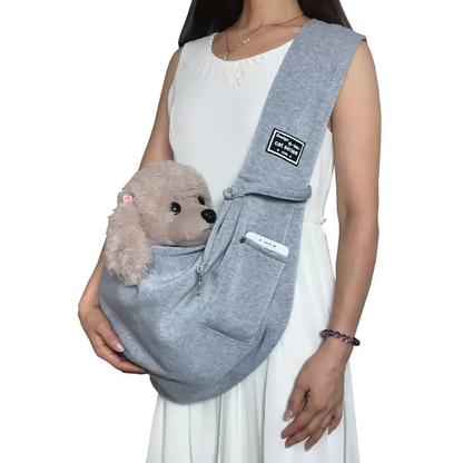 Comfortable Dog Bag – Crossbody Sling Carrier for Small Dogs & Cats | Outdoor Travel Pet Carrying Bag
