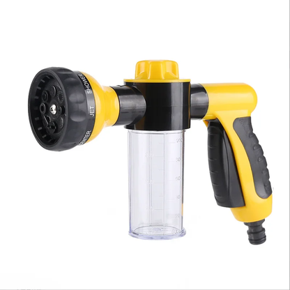 High-Pressure Sprayer Nozzle Hose Dog Shower Gun - 3 Mode Adjustable Foam Pet Wash Cleaning Tool