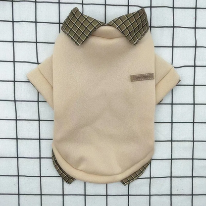 Pet Winter Hoodie Shirt for Small Dogs – Warm Polo Shirt Outfit for Chihuahuas, Available in XS to XL