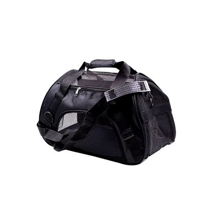 Portable Dog Cat Carrier Bag – Soft-Sided Pet Travel Carrier for Small Dogs & Cats | Breathable Mesh | Foldable Design