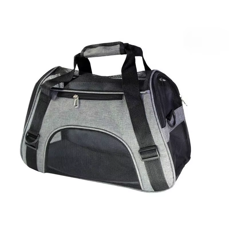 Portable Dog Cat Carrier Bag – Soft-Sided Pet Travel Carrier for Small Dogs & Cats | Breathable Mesh | Foldable Design