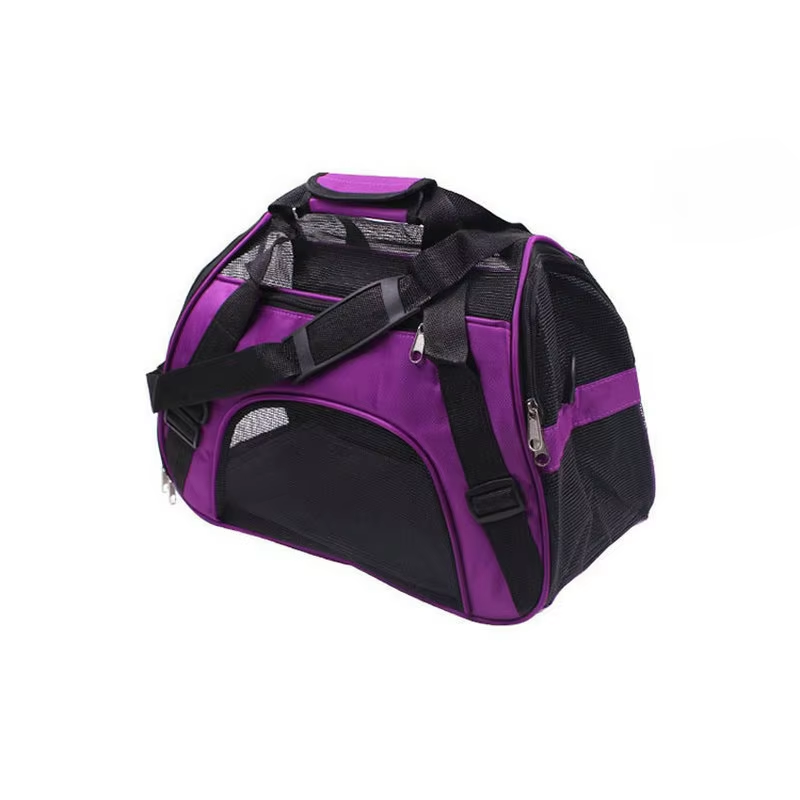 Portable Dog Cat Carrier Bag – Soft-Sided Pet Travel Carrier for Small Dogs & Cats | Breathable Mesh | Foldable Design