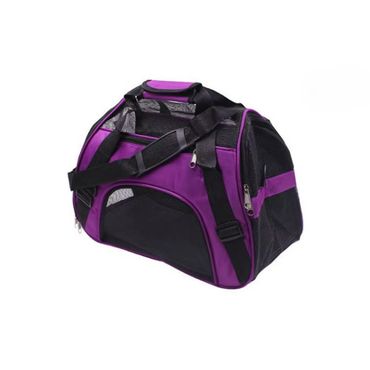 Portable Dog Cat Carrier Bag – Soft-Sided Pet Travel Carrier for Small Dogs & Cats | Breathable Mesh | Foldable Design