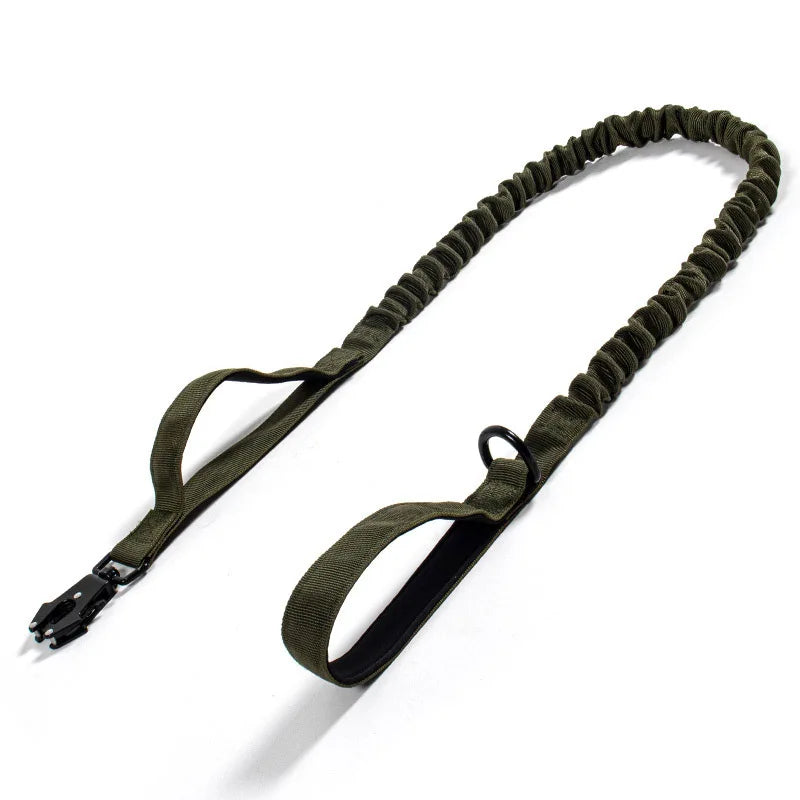 Military Dog Collar – Durable Nylon with Quick Release Buckle and Training Handle