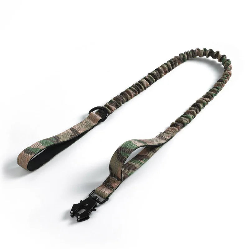 Military Dog Collar – Durable Nylon with Quick Release Buckle and Training Handle