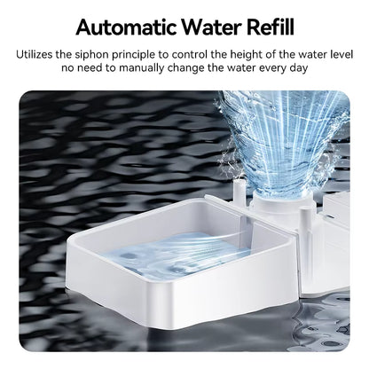 Smart Automatic Pet Feeder & Gravity Water Fountain 8.5L | WIFI Remote Control Kibble Dispenser & Water Drinker