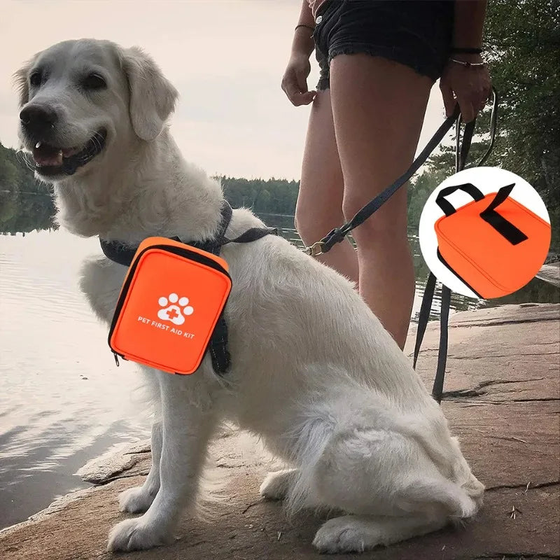 Compact Pet First Aid Kit – Medical Pack with Bandages, Dressings & Tools for Outdoor Adventures