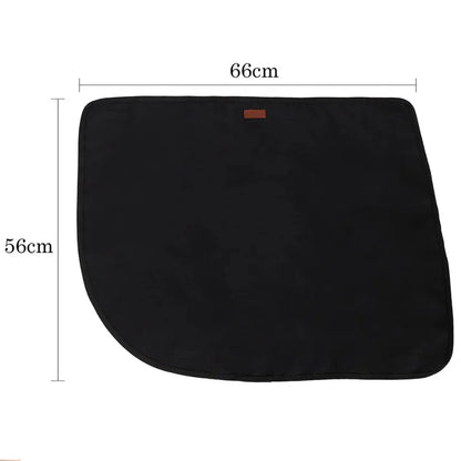 2PCS Dog Car Door Cover – Waterproof 600D Oxford Cloth, Non-Slip Scratch Guard